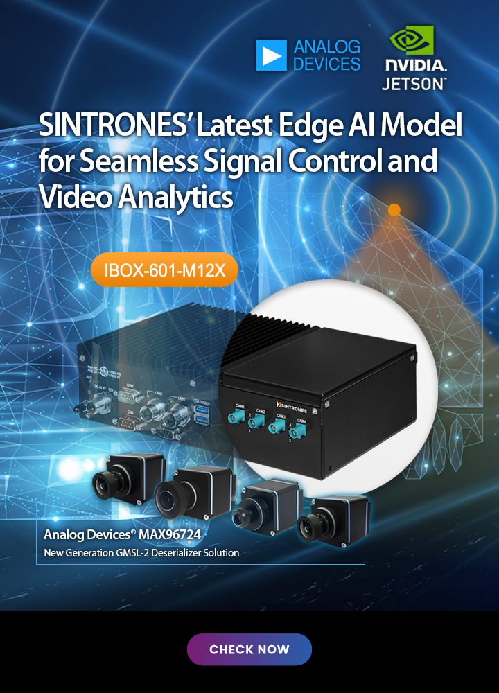 IBOX-601-M12X: SINTRONES’ Latest Edge AI Model for Seamless Signal Control and Video Analytics